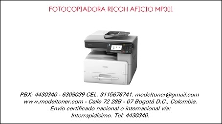 FOTOCOPIADORA RICOH AFICIO MP301
