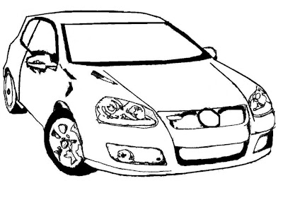 desenho de carro presentation