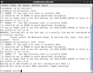 Instalar y configurar Lucene + Solr