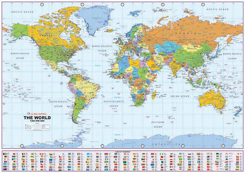 World Map With Distances Wilderness Navigation Guide: Scale of a Map