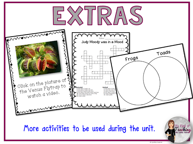 More activities are used during the unit for example a crossword puzzle