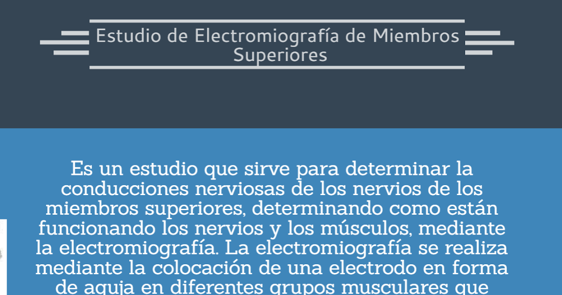 ELECTROMIOGRAFIA EN CARACAS