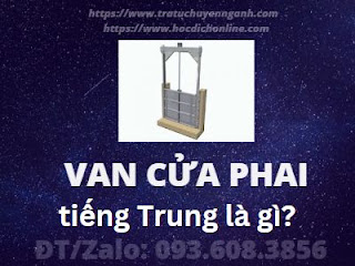 "Van cửa phai" tiếng Trung là gì?