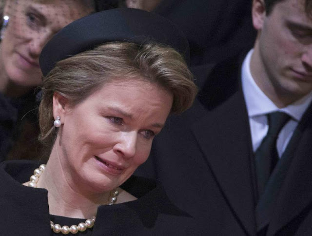  Queen Mathilde of Belgium, Princess Eleonore, Prince Gabriel, Crown Princess Elisabeth and Prince Emmanuel