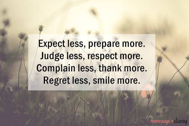 Expect less, prepare more