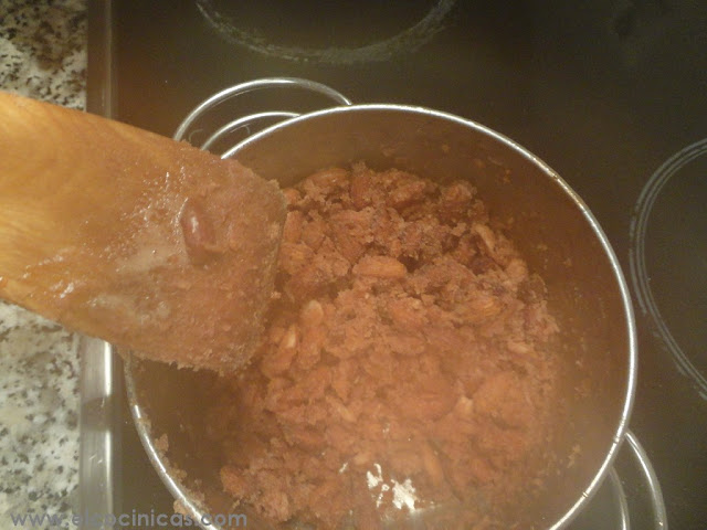 amandes avec des pralines