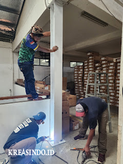 Penyuntikan Balok Beton Menggunakan Baja Habim 200 di Hasta Bersama