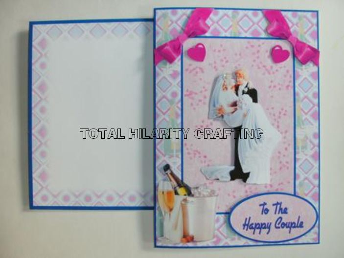Here is the card and envelope from my Retro Wedding Card Kit made by 