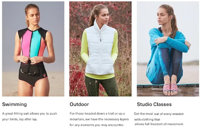 Women's Activewear & Fitness Apparel