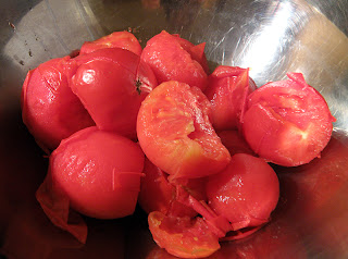 Bowl of Tomatoes with Loose Skins