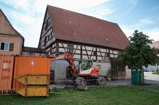 Baustelle Sanierung, Ehemals Wohnung des Scharfrichters, Muckenbrünnlein 11, 91550 Dinkelsbühl