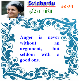Anger is never without an argument, but seldom with a good one.