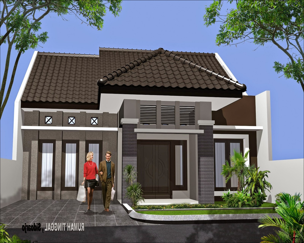  Model  Teras  Rumah  Atap Segitiga 