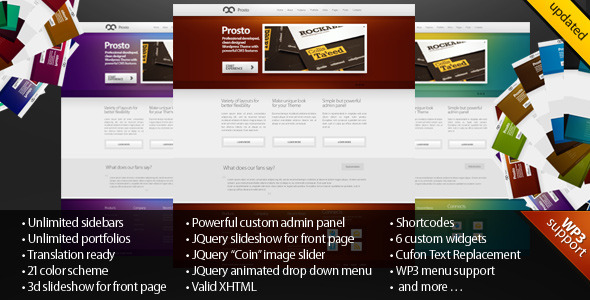 Prosto - Business & Portfolio, CMS WordPress theme - Business Corporate