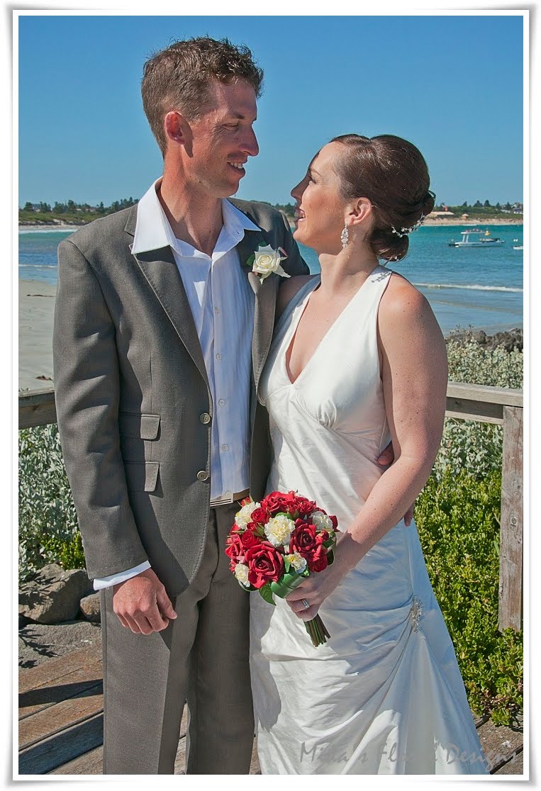 carnation wedding bouquet