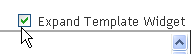 Expand Template Widget