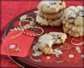 Cranberry-Mac Morsels (Macadamia Nut-Butter Cookies with Dried Cranberries & Fresh Nutmeg)