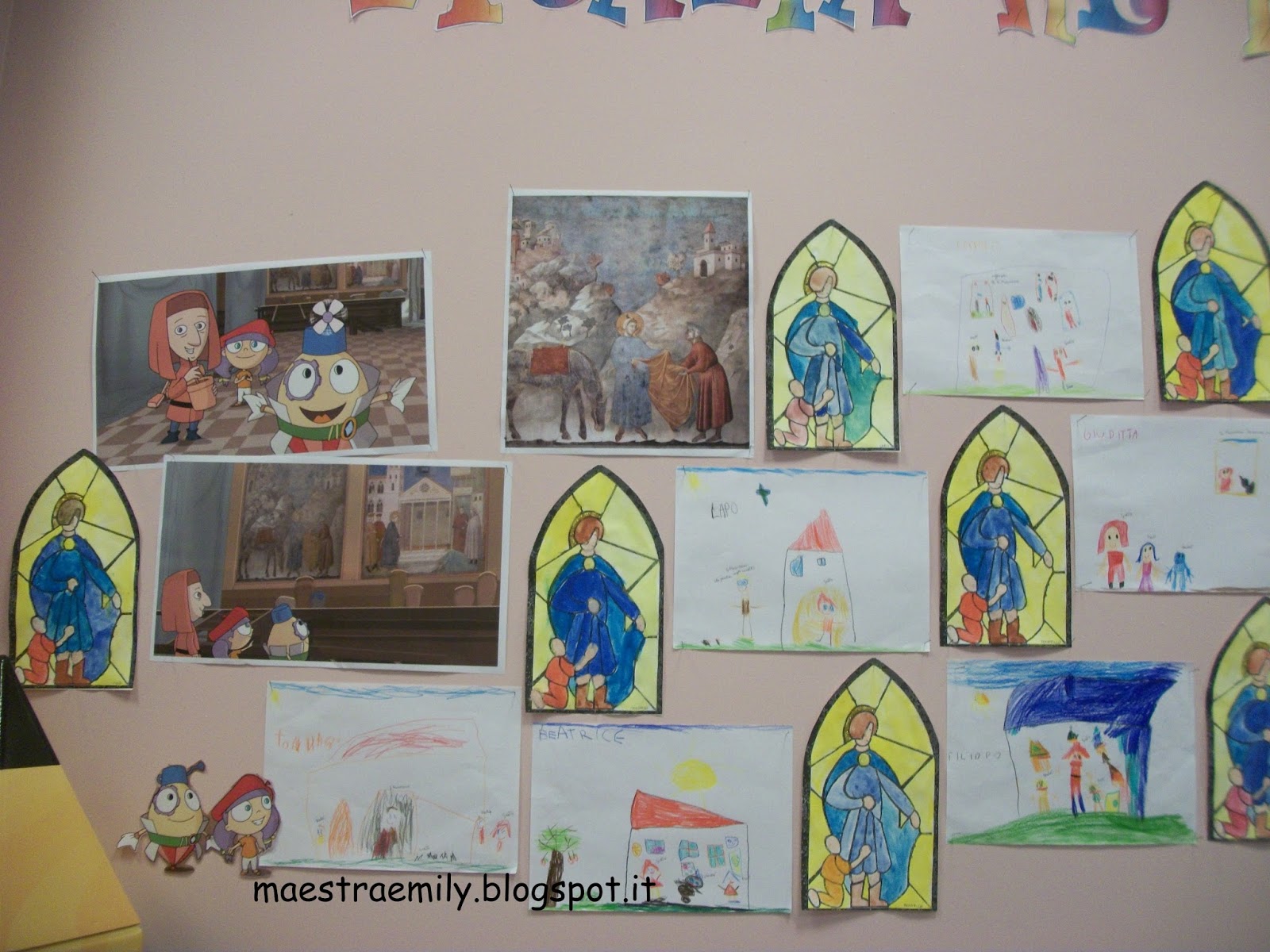 Ed ecco qui le nostre creazioni prendendo spunto dal grande artista Le opere che ritraggono San Francesco