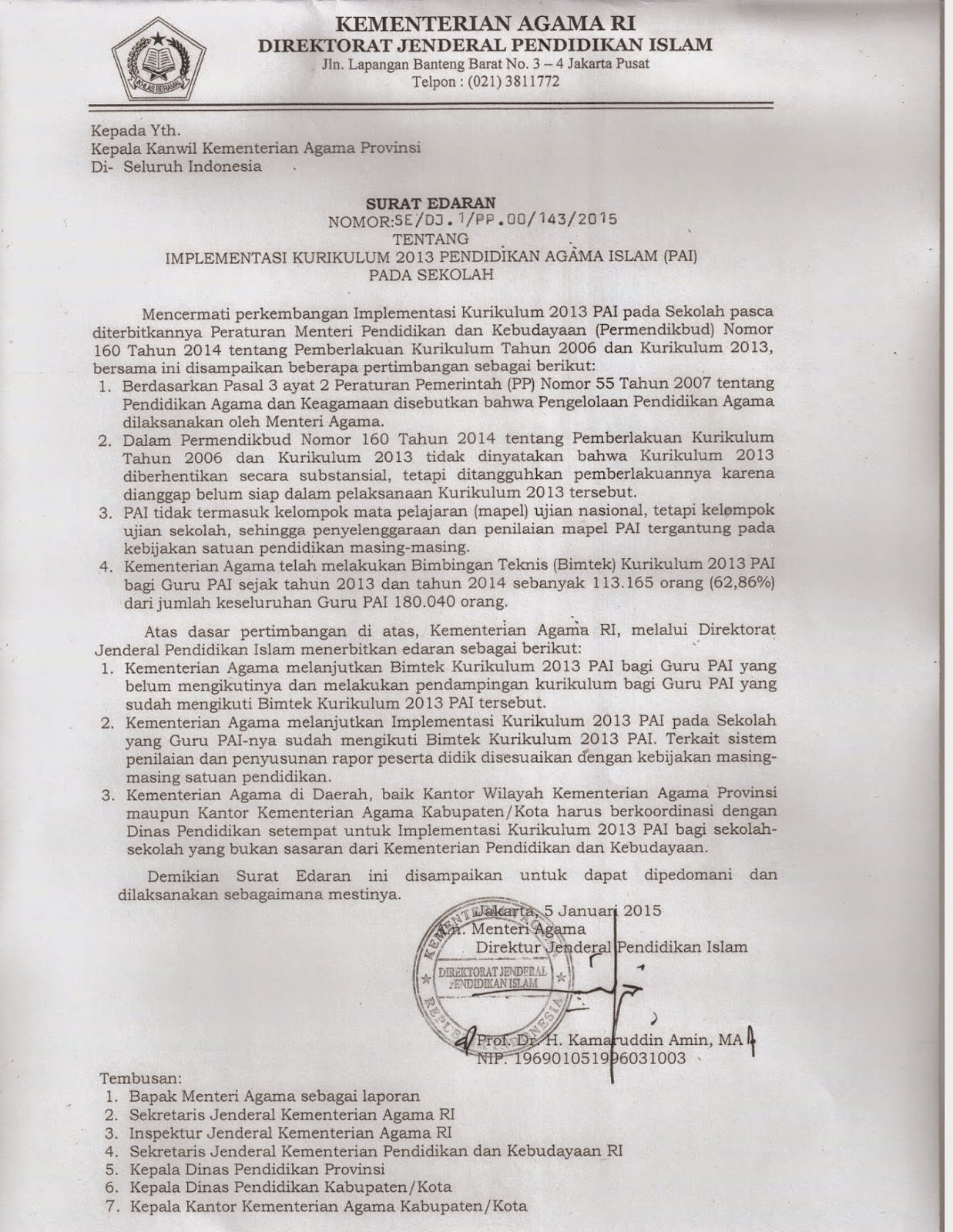 surat edaran