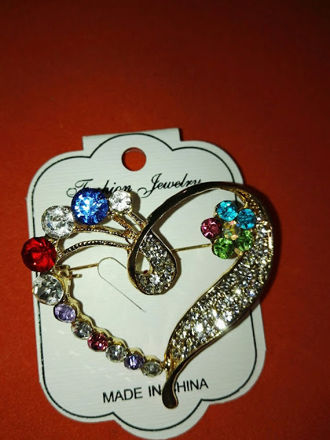 Spille strass decorative acquistate su aliexpress Weiman Jewelry Store,spilla cuore