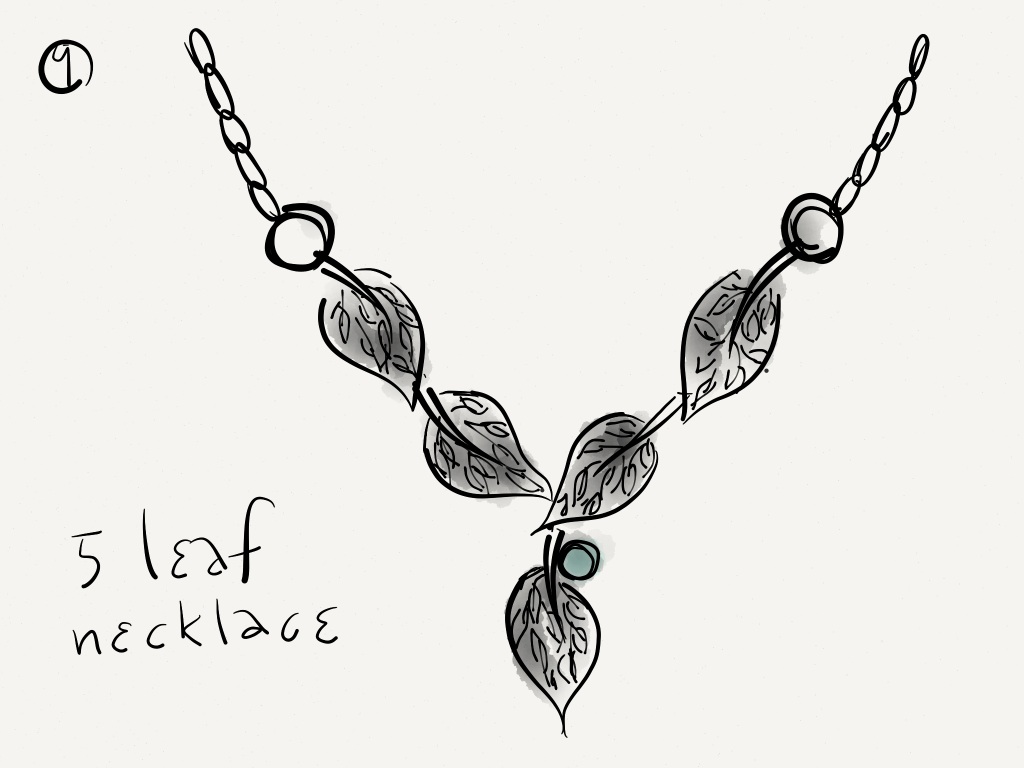 Update 172+ necklace sketch design best