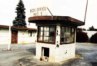 Ticket booth at the Skyline Drive-In in Waynesboro VA - Photo by Tony at http://www.driveins.org/index.html