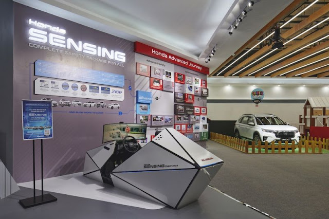 Honda ajak pengunjung GIIAS rasakan fitur keselamatan Honda Sensing