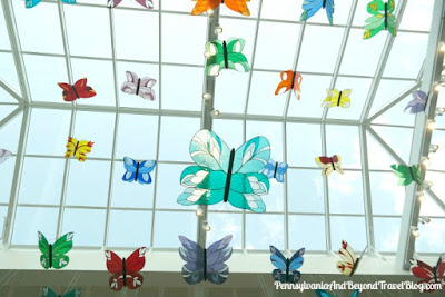 Butterfly Atrium at Hershey Gardens in Hershey Pennsylvania