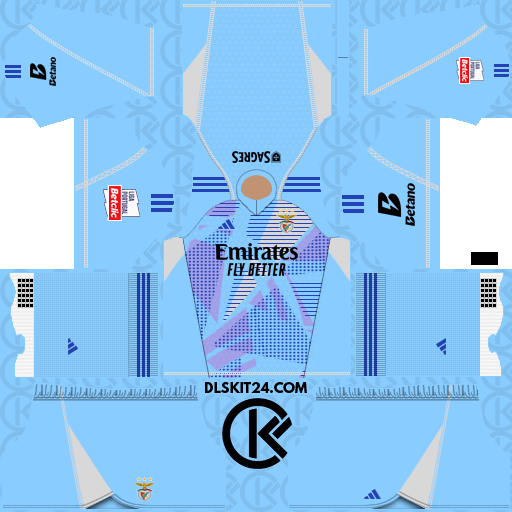 S.L. Benfica DLS Kits 2024-2025 Released Adidas - Dream League Soccer Kits 2025 (Goalkeeper Away)