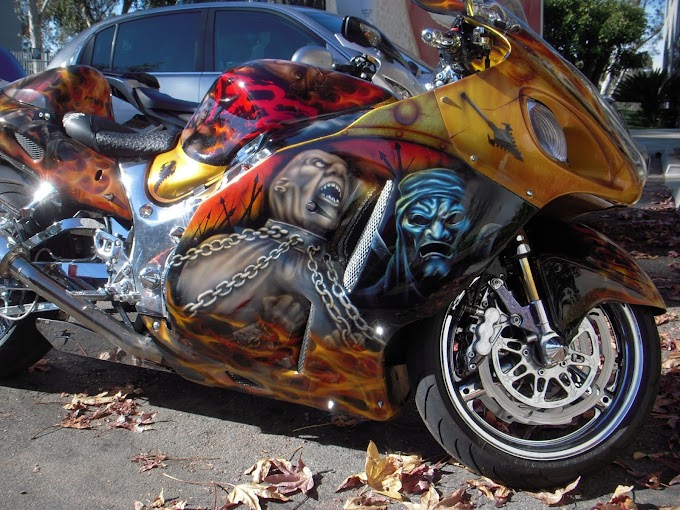 custom motorcycles paint