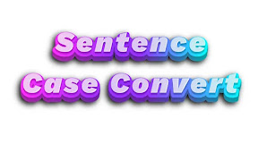 Sentence Case Convert - Merubah Tulisan Awal Kalimat Jadi Huruf Besar