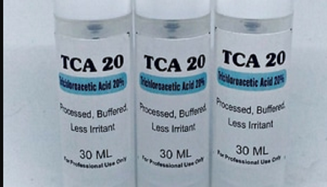 How many tca peels to remove acne scars
