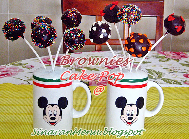 SinaranMenu: Hana's Brownies Cake Pops