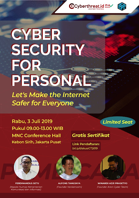 The Importance Of Cyber Security For Personal | Seminar Anon Cyber Team