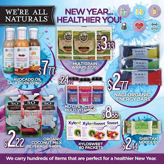 Ambrosia Natural Foods Weekly Flyer January 1 – 31, 2018