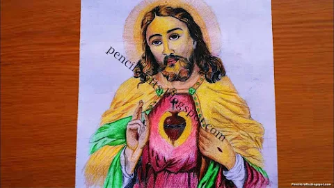 Pencil Drawings of Jesus Easy and Simple