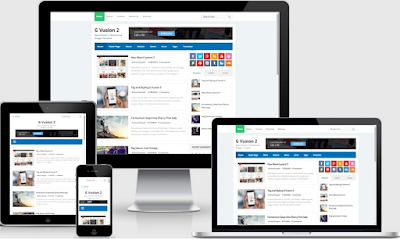 G Vusion 2 Responsive Blogger Template