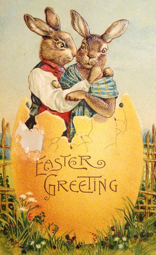 VINTAGE GERMAN EASTER CARD POST CARDS FROM ZAZZLE.COM