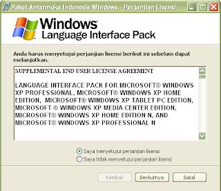 Cara Merubah Bahasa Indonesia di Windows XP