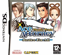 Phoenix Wright: Ace Attorney - Justice for All - Nintendo DS Box Art - Europe