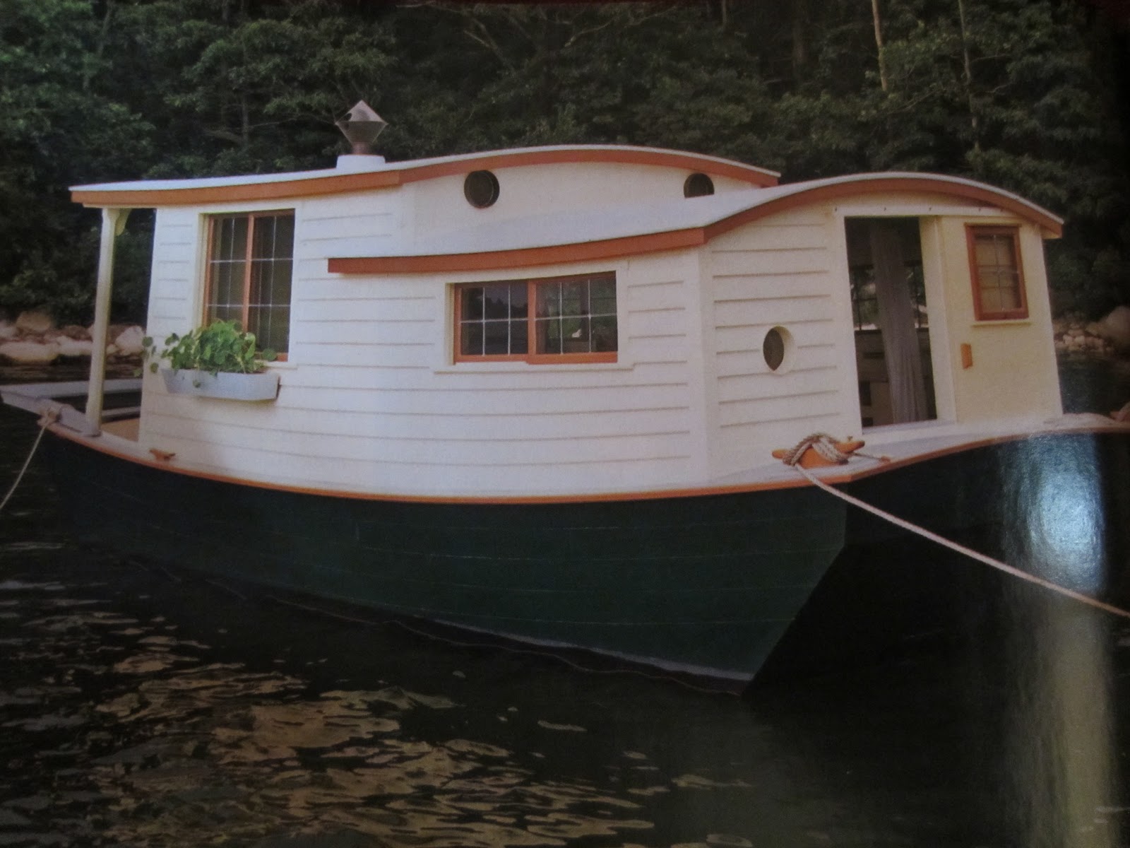  .com: An UNBELIEVABLE Shantyboat/Houseboat in Wooden Boat Magazine