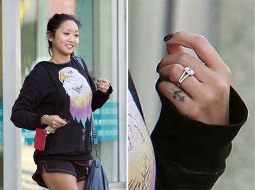 Congratulations are in order for Trace Cyrusand Brenda Song