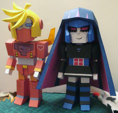 Panty and Stocking With Gaterbelt Papercraft