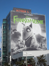 Frankenweenie movie billboard