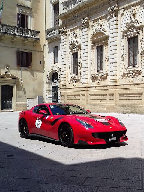 Salento V12 Ferrari F12 TdF Lecce Santa Croce Cavalcade 2017