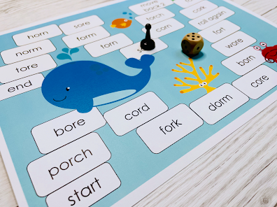 R controlled vowel games for K-2. An engaging way to reinforce those tricky bossy r sounds!