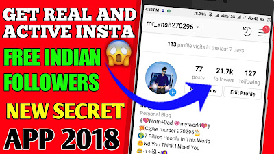hello friends welcome back to the new and exciting topic trickyboy blog my name is ansh thakor and thi topot guy s i will show you how to get free real and - increase instagram followers without following back