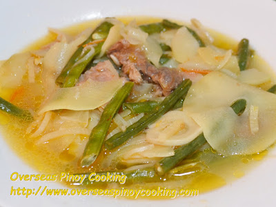 Ginisang Labong at Ayap - Recipe