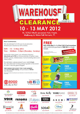 SOGO Warehouse Clearance Sale 2012