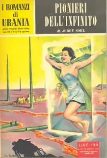 La copertina di Pionieri dell'infinito - Urania 65